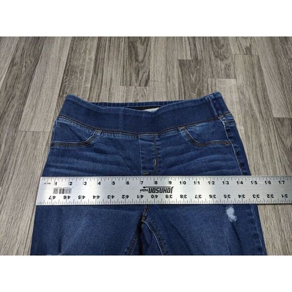 (3/$35) Old Navy Womens Size 0 Pull On Distressed Rockstar Skinny Jeans Jeggings - Picture 7 of 10